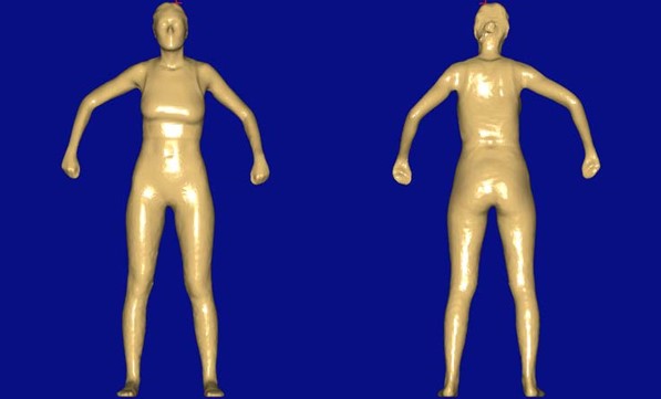 En 3D-kroppsskanning 
