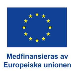 EU-logotyp med texten "Medfinansieras av Europeiska unionen"