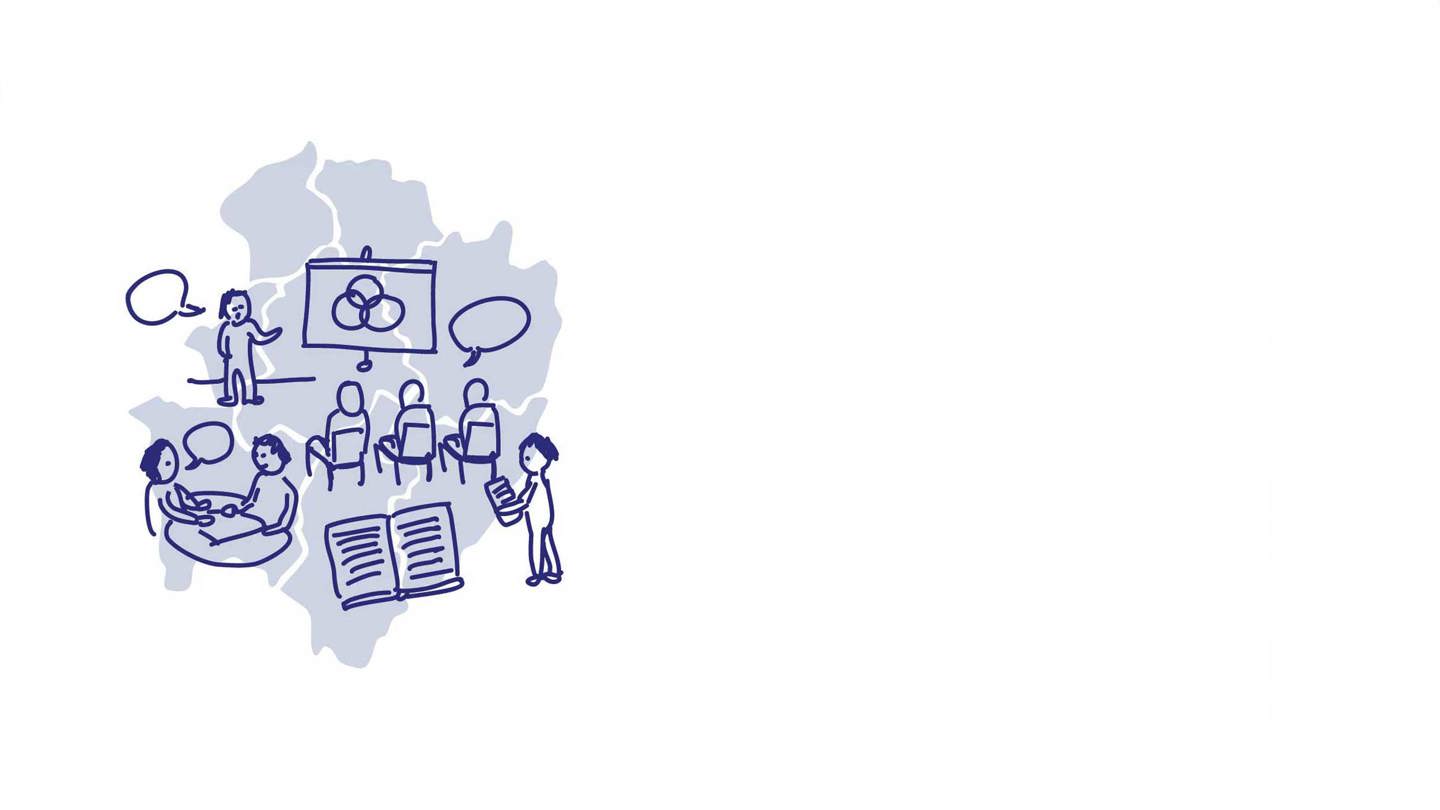 Ilustration av en föreläsning