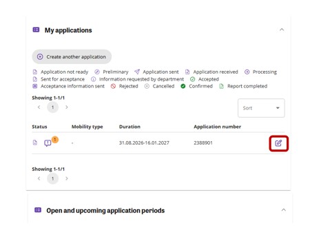 Edit application