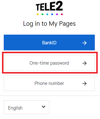 one-time password