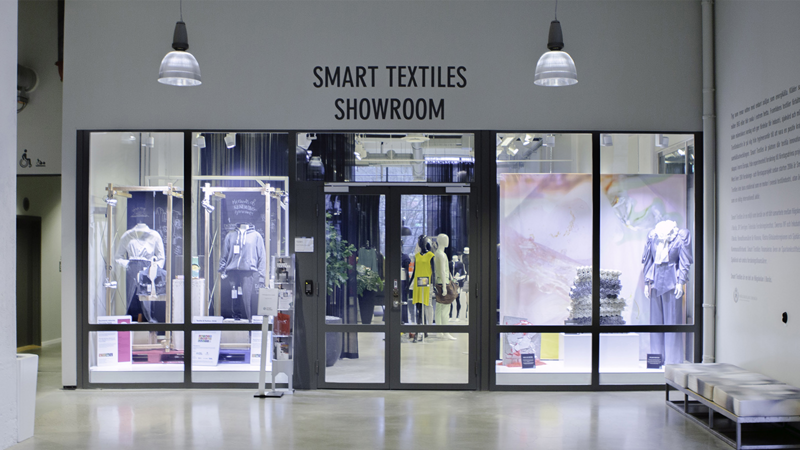 Entré till Smart Textiles Showroom