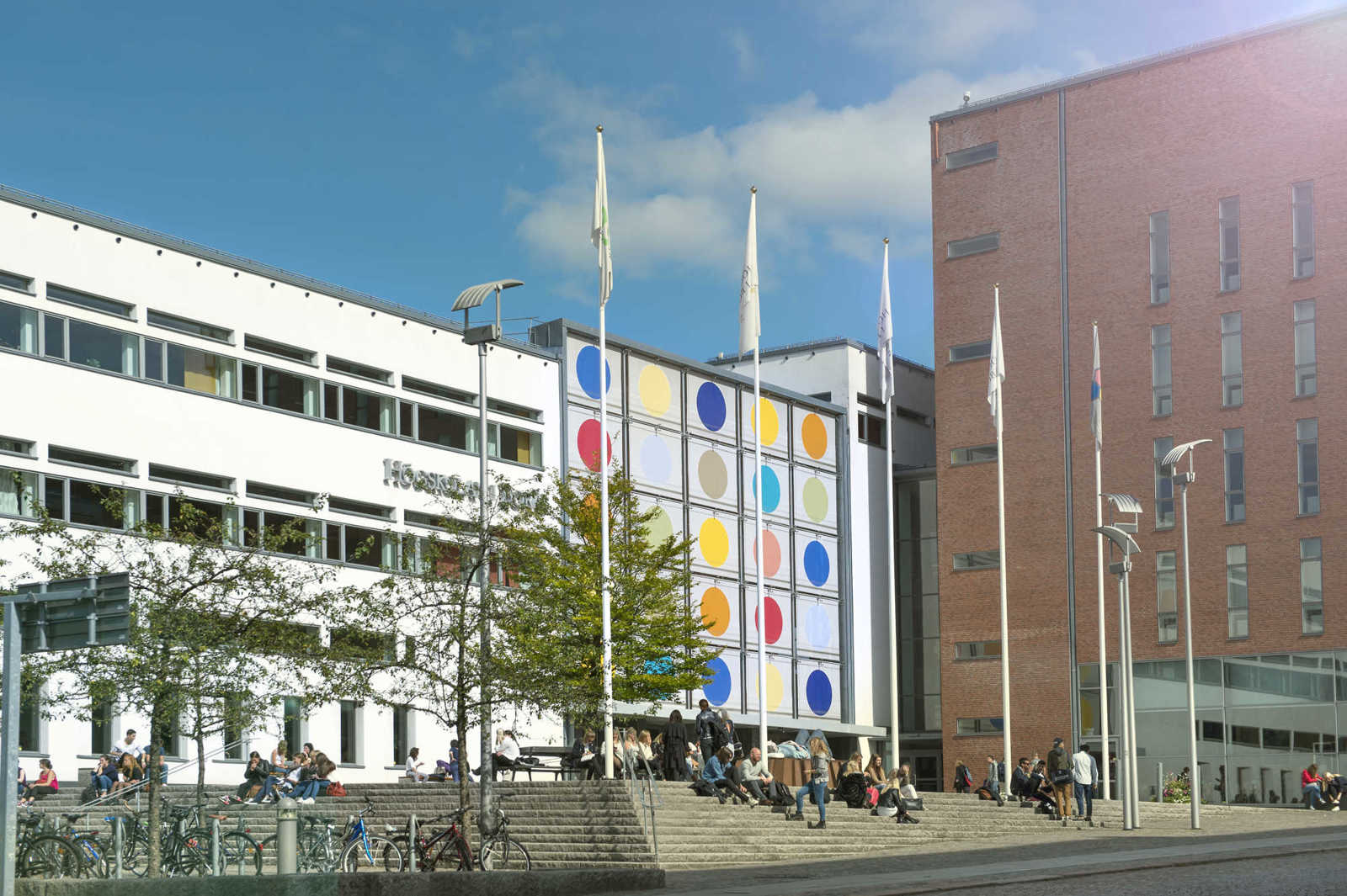 Exteriörbild på Högskolan i Borås