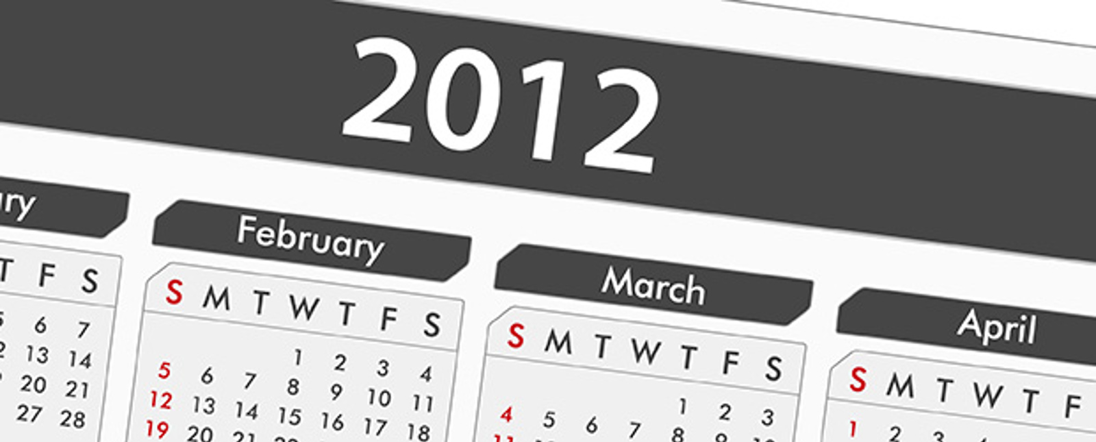 kalender från 2012