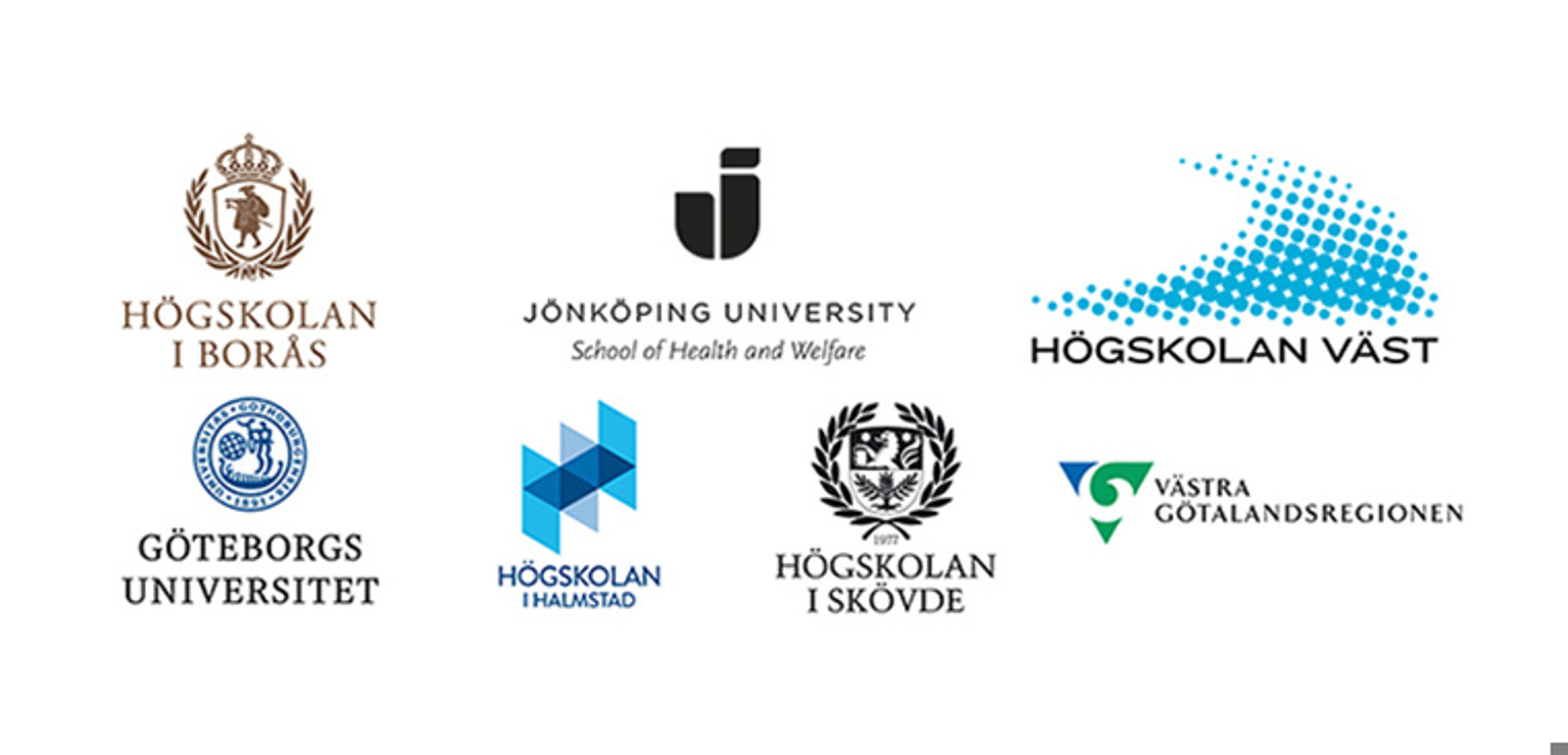 Logotyper Vårdforskning i samverkan (ViS)