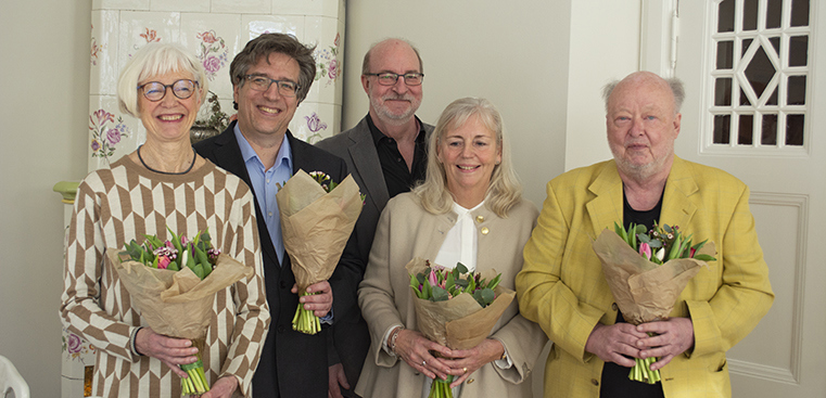 Susanne Björkdahl, Mats Desaix, Rolf Hasslöw, Marie Wennberg och Kjell Johansson.
